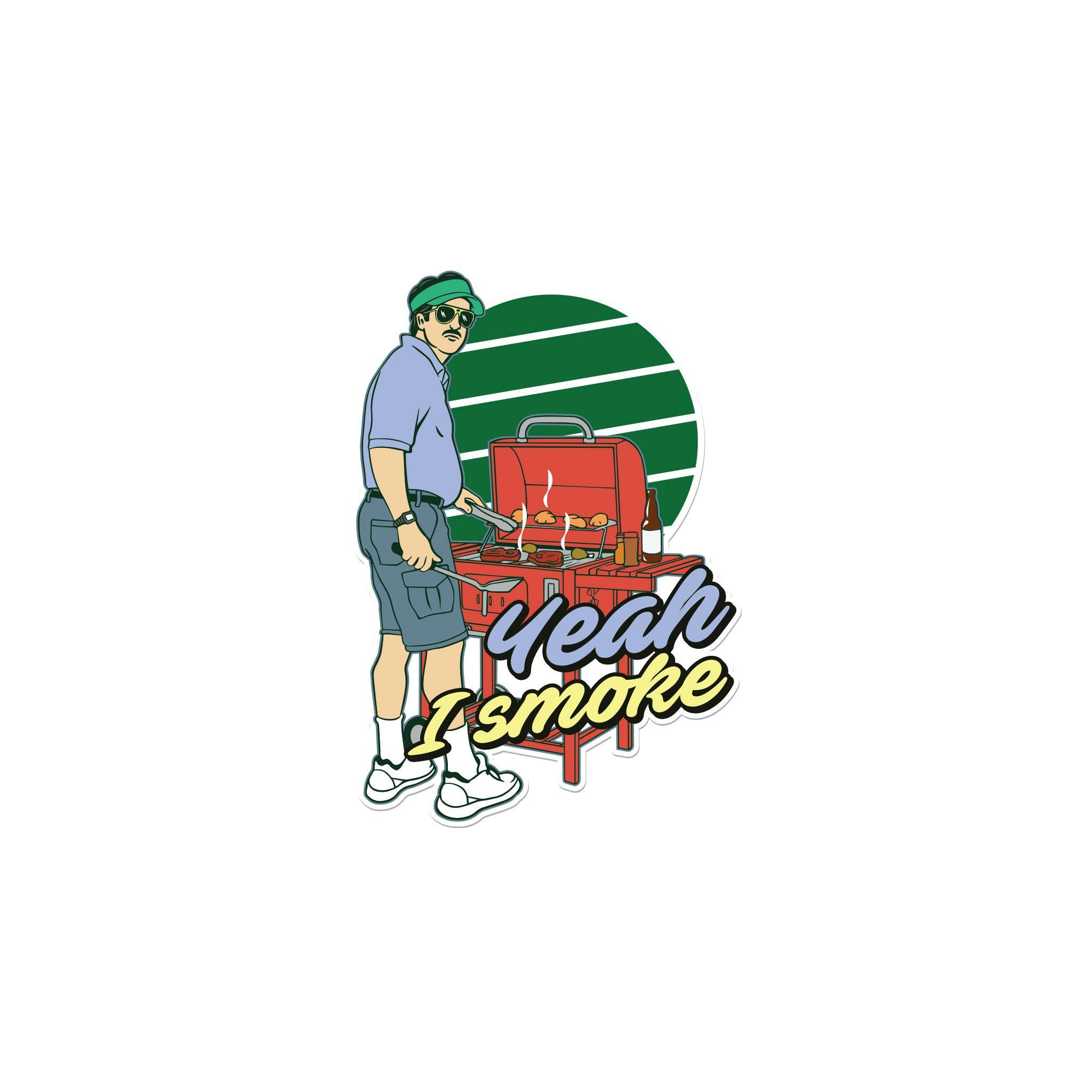 Yeah, I Smoke Sticker